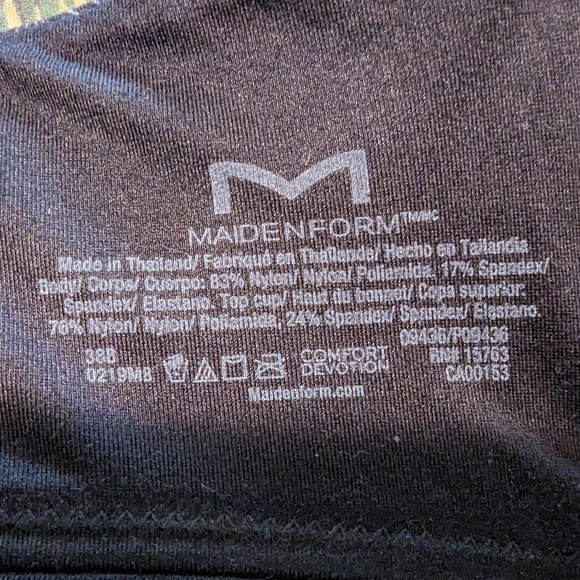 Maidenform Comfort Devotion 38B Floral padded Bra - Picture 6 of 6